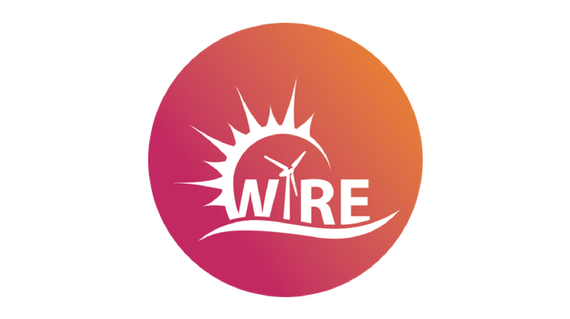 Wire Logo White On Red Round 625X350