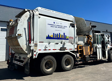 City Of Edmonton Retrofitted Waste Collection Unit